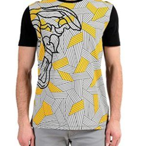 Men's Multi-Color Graphic  Crewneck T-Shirt